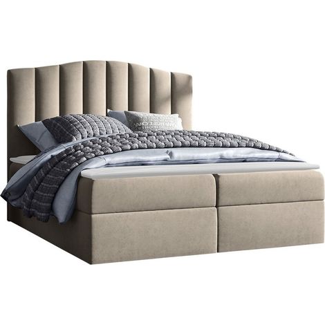 Cama continental Cantus, Casablanca 2303, Continental, Doble, 160x200, Tapiz, Somieres, 164x208x125cm (1/5)
