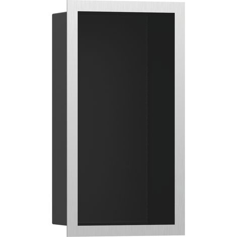 hansgrohe XtraStoris Individual Niche murale noir mat avec cadre (1/5)