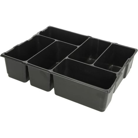 Plateau pour petites pièces avec 6 compartiments pour L-BOXX® 136 et 306