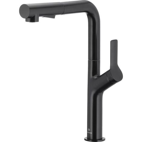 KFA Duero Design Küchenset schwarz matt aus Edelstahl