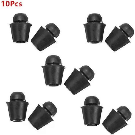 Lot de 10 ou 2 joints d'amortisseurs universels en caoutchouc pour portières de voiture, avec autocollants antichoc. (1/5)