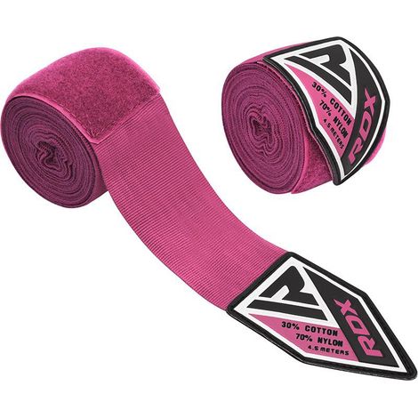 Vendas de boxeo RDX - Vendas HWX para mujer, color rosa, 4,5 m (1/3)