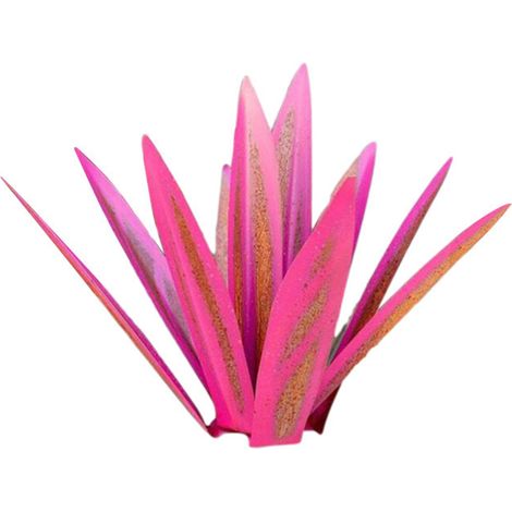 Adornos de hierro forjado con motivos de agave, decoraciones de jardín con forma de agave. (1/5)