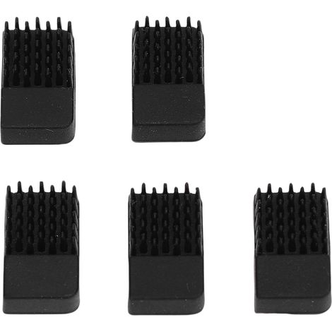 Lot de 5 brosses de rechange pour buses d'imprimante 3D Elegoo Centauri Carbon, en silicone souple noir. (1/5)
