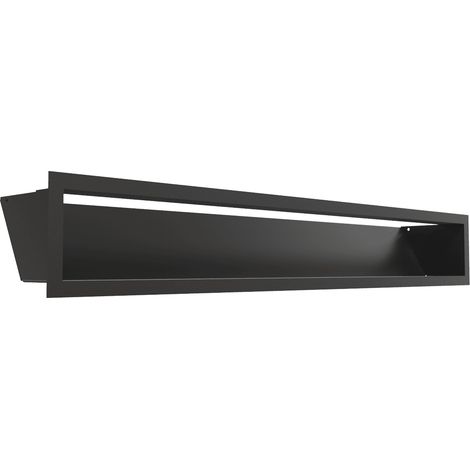 Lüftungsgitter LUFT 12x80 schwarz (1/5)