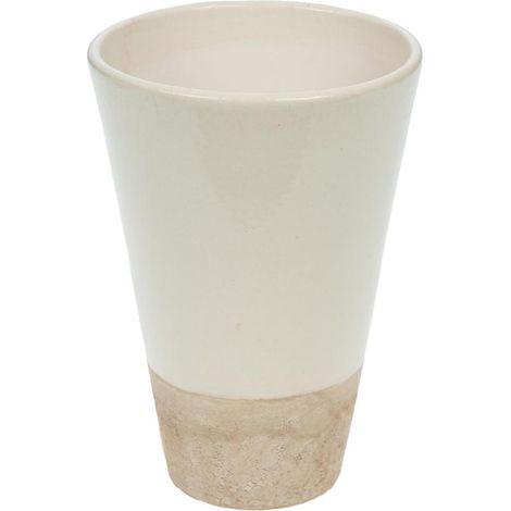 Amadeus - Cache pot Belga Ivoire 19 cm