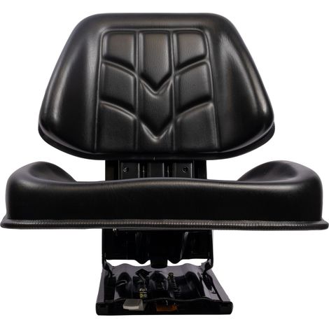 Sedile 3 in sky nero con sospensione meccanica (1/5)