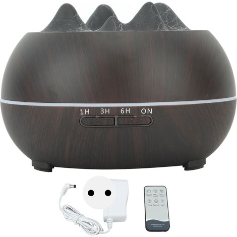 Mini-Aroma-Diffusor in Schwarz fürs Büro – Luftbefeuchter für Aromatherapie, 100–240 V, mit EU-Stecker (1/4)