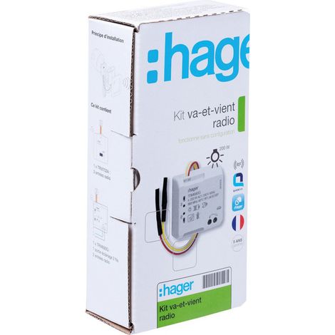 Kit va et vient toutes charges KNX radio (TRK150M)