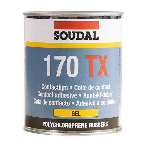 Colla a contatto Soudal 170tx antigoccia asciugatura rapida