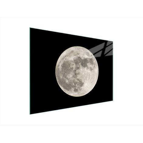 Glasschneidebrett 40x30 Mond (1/5)