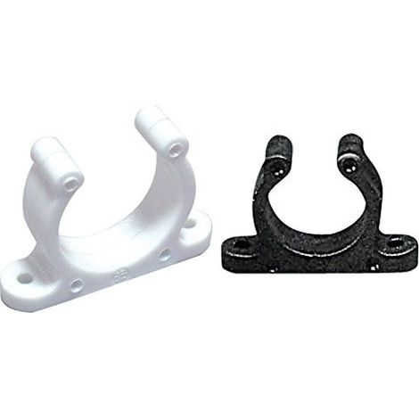 CLIP BIANCA PLASTICA PESANTE 45 MM PLASTIMO