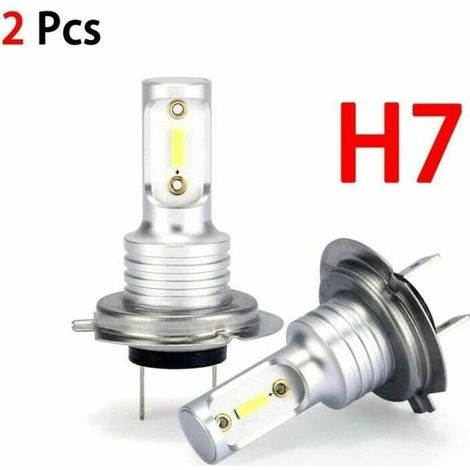 H7 LED-Scheinwerferlampen-Set, Fern-/Abblendlicht, 8000 lm, 6000 K, superhelle Innenraumbeleuchtung, Autozubehör (1/4)