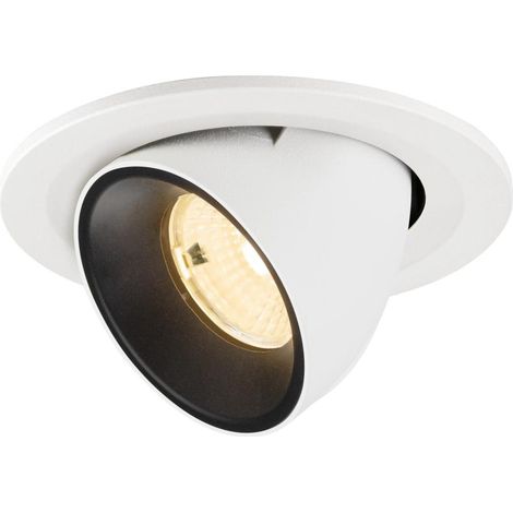 Spot encastré Numinos Gimble S blanc/noir 3000K - 55 deg - 1009412