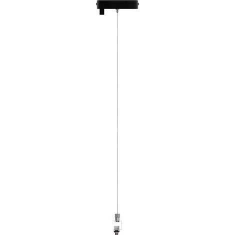 Creative Cables – 120-mm-Deckenrosetten-Set mit Stahlaufhängung und Millimeter-Balancer – Mattschwarz (1/4)
