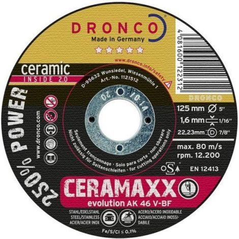 Dronco - Disco de corte AK 46 V Evolution CERAMAXX Diámetro - 115 mm