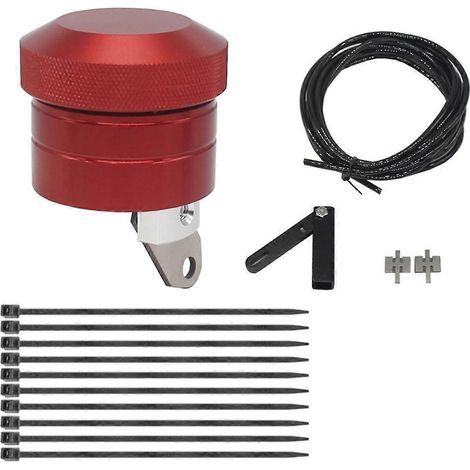 Accessoires de graissage de chaîne de moto rouge