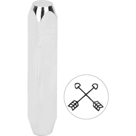 Poinçon à frapper en acier carbone 6mm/1/4in pour DIY cuir, bois, bijoux et artisanat flèche (1/5)