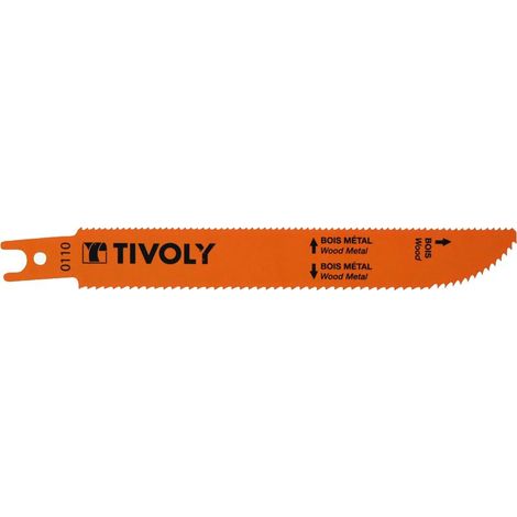 • 2 Lames de Scie Sabre Multi-Directionnelles • Longue Durée de Vie • Attache Universelle Double • Pour Découpe du Bois • Pour Découpe de la Tôle (1/5)