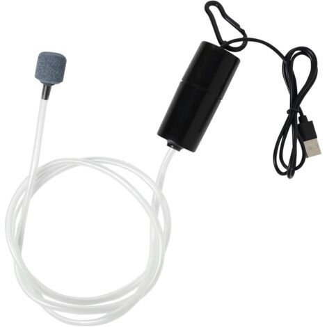 BUNTHAUS Mini Pompe à Air pour Aquarium, Pompe à Oxygène pour Aquarium, Pompe à Oxygène à économie d'énergie 1W (1/5)