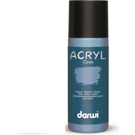 Peinture acrylique - DARWI - DA0220080223 - Opaque - Bleu gris - 80 ML