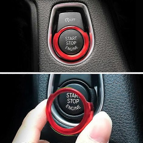 Anzulwang pour BMW X1 F48 F20 F21 F30 F32 F33 F34 F36 F45 F46 Série 1, 2, 3 et 4 - Accessoires moteur - Cache porte-clés de démarrage (1/5)