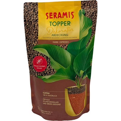 Seramis Pflanzgranulat Topper espresso 1 L Pflanzgranulat