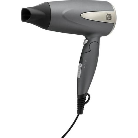 Asciugacapelli - JEAN LOUIS DAVID - Motore DC Ultra Leggero - Formato Compatto & Manico Pieghevole - Ideale per i Viaggi - Bi-Voltage