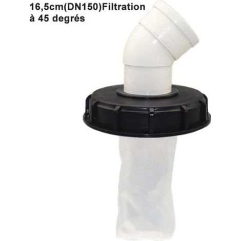 Couvercle IBC avec Filtre en Nylon, 1000L Filtre Cuve IBC Couvercle, Couvercle IBC avec Évent pour Réservoir d'eau De Pluie IBC (1/4)