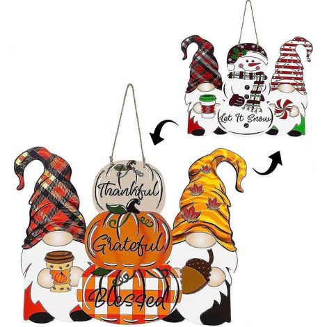 Halloween-Dekorationen für drinnen und draußen, Kürbis-Türdekorationen für Thanksgiving (1/5)