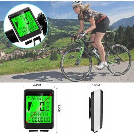 Support d'extension pour compteur de vélo sans fil, étanche, pour vélo de route et VTT (1/4)