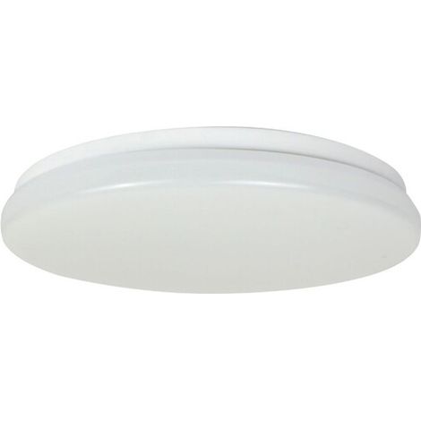 Plafonnier extérieur rond blanc 28cm LED 18W CCT IP44 (1/5)
