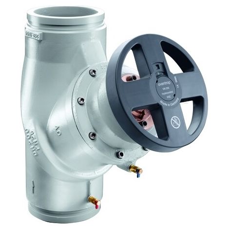 Soupape de régulation de débit OV Hydrocontrol VGC PN 25 GG DN 200, écrou à rouleaux 219,1 mm (1/2)