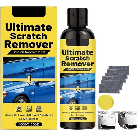 Nanopolix Scratch Remover,Car Scratch Remover Kit,Efface Rayure Profonde Voiture,Quick Repair Scratches and Restore Shine,Car Scratch Remover Pour Réparation Rapide Des Rayures,100 g (1PC) (1/5)