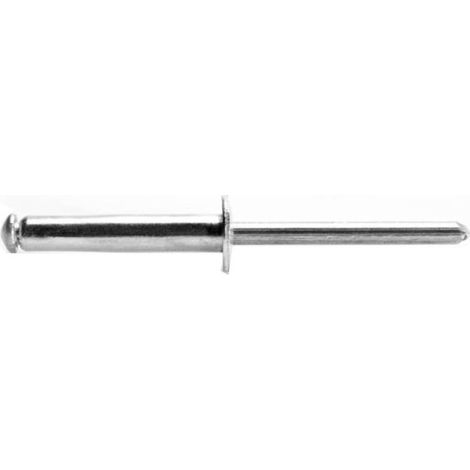 250 Rivets Aveugles Etoilés Tête Ronde GOLIGHT TRS 4 x 20 mm - Aluminium/Aluminium - D-Work