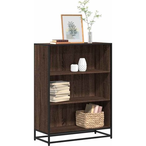 Bücherschrank Braun Eichen-Optik 80,5x35x107,5 cm Holzwerkstoff