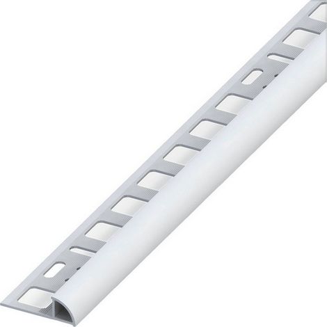 5PZ PROFILO AD ANGOLO JOLLY PVC Grigio mm. 8x2,5 mt.