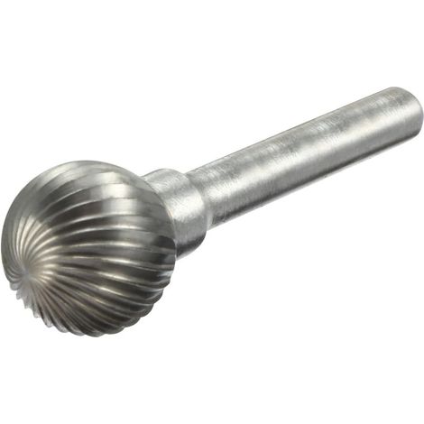 Fraise Rotative Lime en carbure de tungstène Outil de meulage en forme de boule 6x16x14mm (1/4)