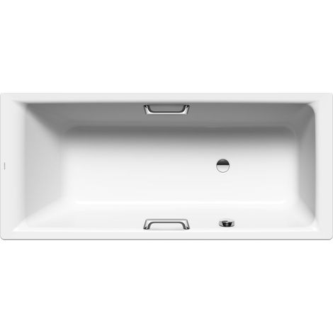Kaldewei Ambiente - Rechteckige Badewanne Puro Star 690, 170x70 cm, mit Grifflöchern, seitlichem Überlauf, weiß 259000010001 (1/4)