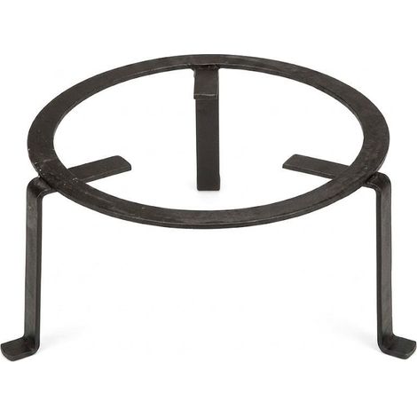 GARCIMA trebede forja redonda 50 cm , Trébede de forja redonda 50 cm 3 patas, un soporte tradicional y resistente diseñado para colocar cazuelas, ollas o paelleras sobre fuego o br