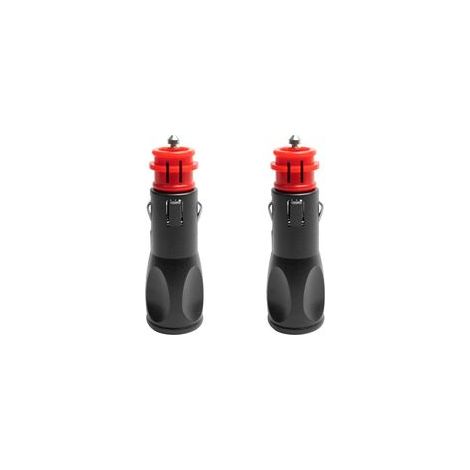 Prise allume cigare male,Adaptateur male allume cigare,Prise Fiche Male Allume Cigare,Fiches pour adaptateurs d'allumecigare européens 12V 2PC (1/4)