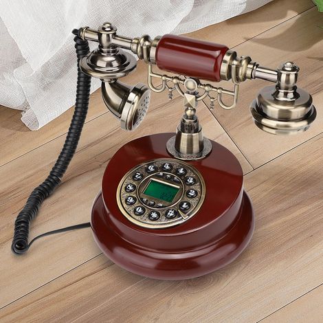 Téléphone rétro européen MS-6100B pour décoration intérieure vintage