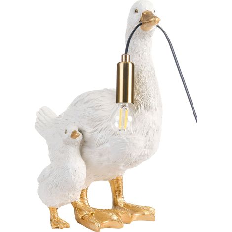 Tischlampe Ente DAFFY Weiß