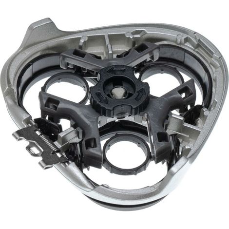 Scherkopfrahmen kompatibel mit Philips AT926, PT710, PT715, PT720, PT721, PT722, PT724, PT725 Rasierer, silber