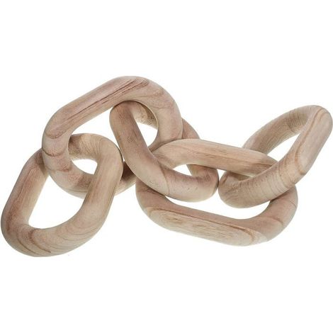 Ecleanfy - Chaîne décorative en bois Chaîne décorative à 5 sections (1/5)