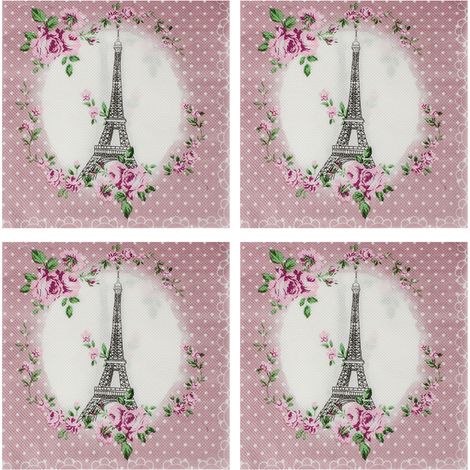 Serviettes de cocktail jetables en papier, serviettes pour boissons, idéales pour restaurants, bars, pique-niques et fêtes d'anniversaire. (1/5)