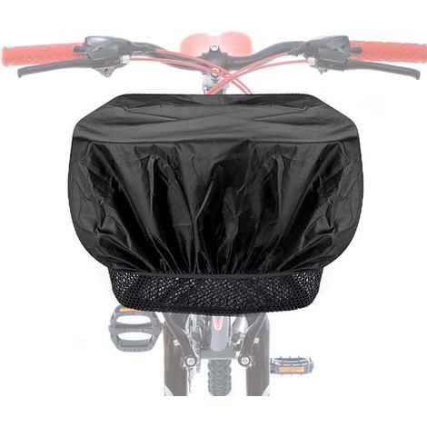Funda impermeable para cesta de bicicleta,2 piezas para cesta de rueda delantera,Protección impermeable con funda para sillín (1/5)