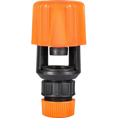 Raccord universel pour tuyau d'arrosage, adaptateur pour robinet mitigeur de cuisine, adapté à une utilisation intérieure et extérieure, jardin, terrasse, outils d'arrosage (orange)