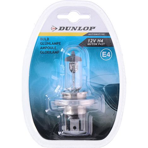 E3/97894 Bombilla Coche 12V H4 60/55W  Dunlop (1/2)