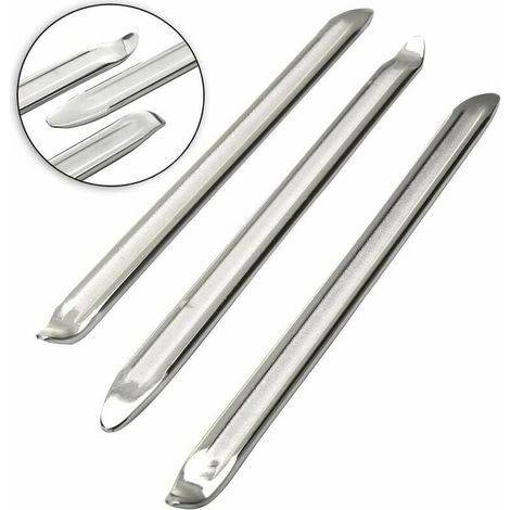 Herramienta de Acero para Desmontar Neumáticos, Palanca de Cambio de Neumático, Herramienta de Reparación de Neumáticos para Bicicleta y Motocicleta (1/4)